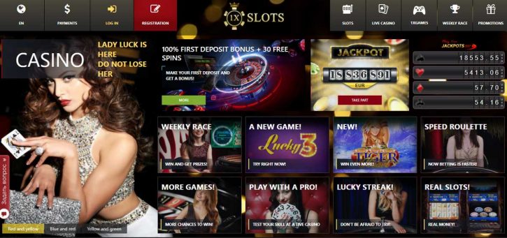 1xSlots TV