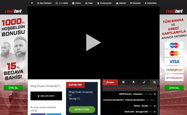restbet tv canlı maç izleme sitesi
