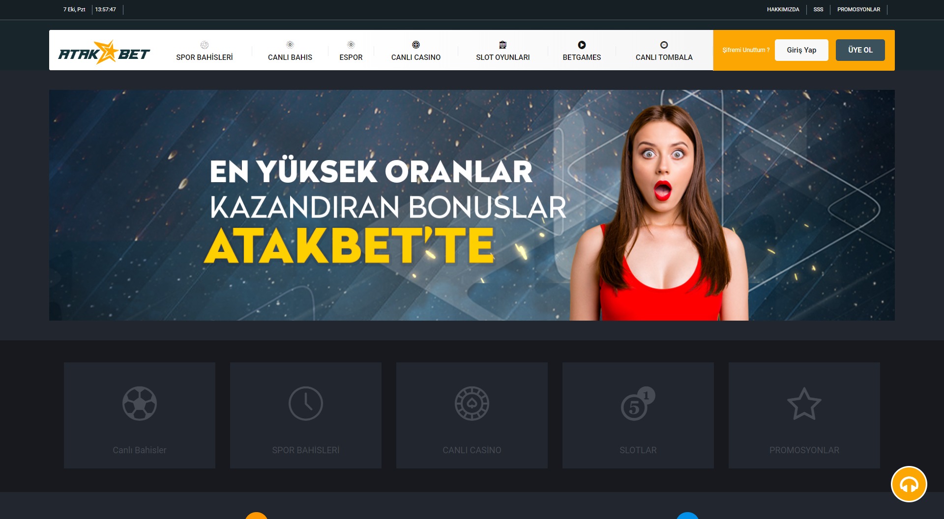 Atakbet Online Casino Siteleri