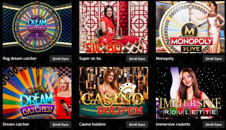 Bingobet canlı casino oyunları