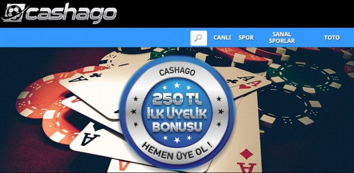 Cashago giriş adımları takip