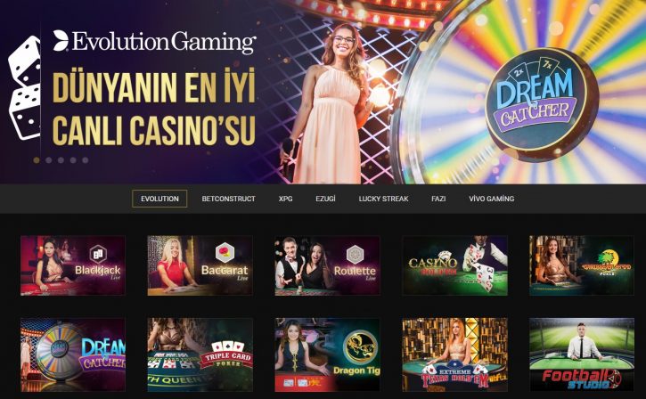 Grandbetting canlı casino oyunları