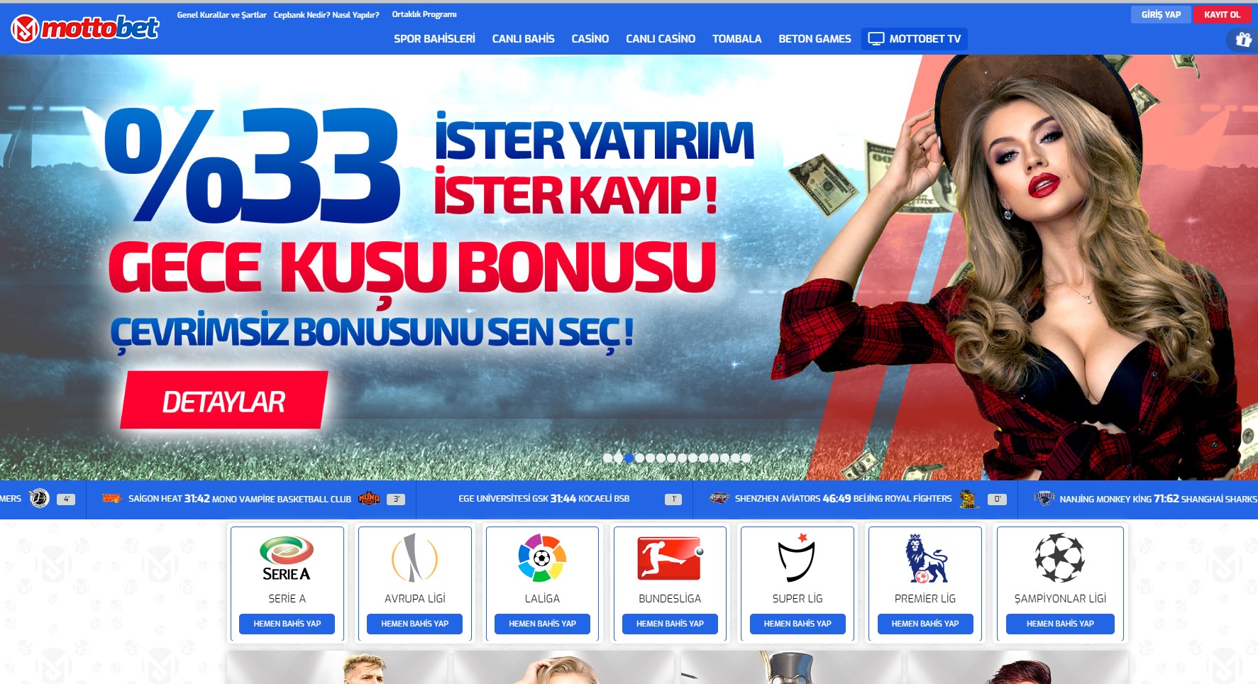 mottobet Canlı Casıno Oyunları