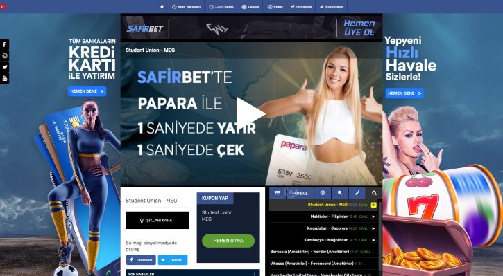 Safirbet TV yayınları