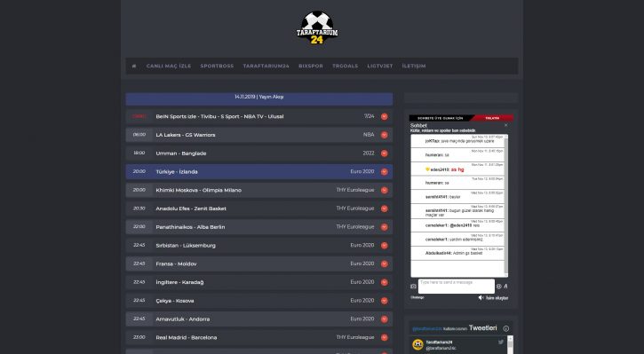 Taraftarium24 İzle yayın akışı
