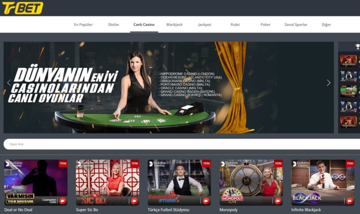 Trbet canlı casino giriş